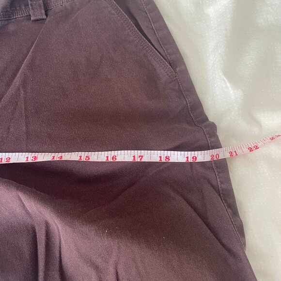 L.L. Bean Chocolate Brown Wide Leg Cotton Pants - Picture 6 of 7